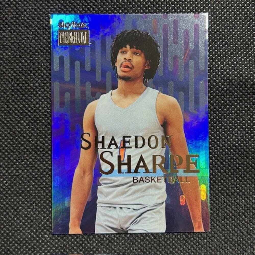 2022 Skybox Metal Universe Champions Shaedon Sharpe Skybox Premium #S-47 RC